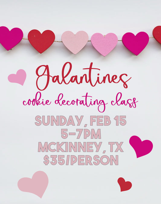 Galentines Cookie CLASS ticket